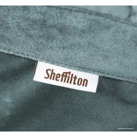 Стул с подлокотниками Sheffilton SHT-ST31-С2/S95-1 (аквамарин/черный муар/золото)