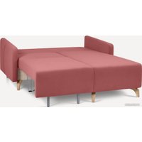 Угловой диван Divan Льери Мини Velvet Coral 240322 (розовый)