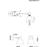 Бра Evoluce Buve SLE103701-01