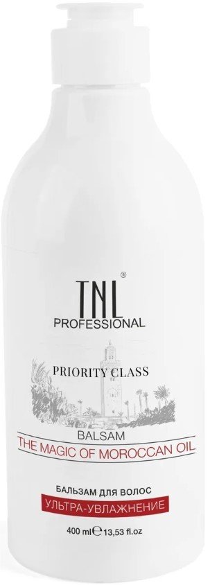 

Бальзам TNL Professional Priority Class The Magic Of Moroccan Oil Ультра-увлажнение 400 мл