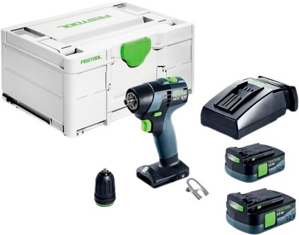 

Дрель-шуруповерт Festool TXS 12 2.5-Plus 576873 (с 2-мя АКБ, кейс)