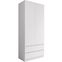 Шкаф распашной ДСВ Мори МШ 900.2 (белый)
