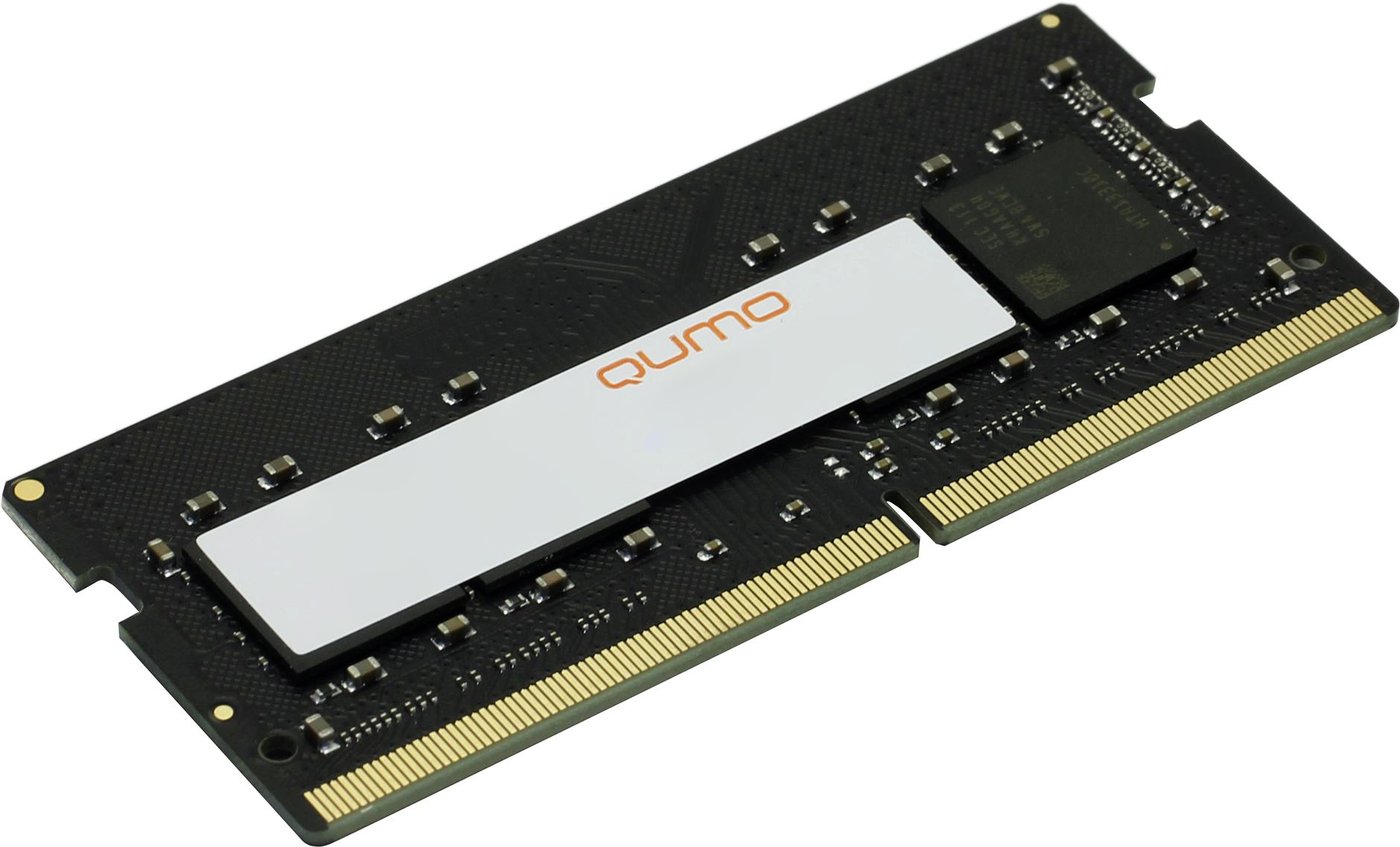 

Оперативная память QUMO 4GB DDR4 SODIMM PC4-19200 QUM4S-4G2400C16