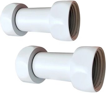 Американка Ростела прямая для п/с 1" x 1" г/г 730SCH1010Ral9016 (белый)