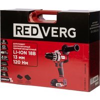 Ударная дрель-шуруповерт RedVerg RD-IS18BLM/U (с 1-им АКБ, кейс) в Солигорске