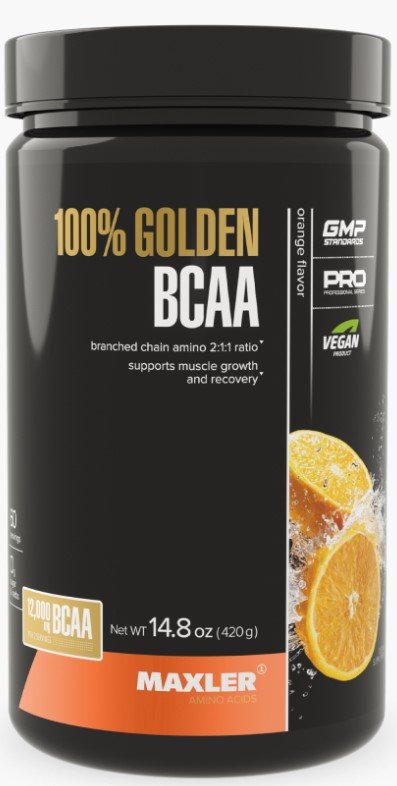 BCAA Maxler 100% Golden BCAA (апельсин, 420 г)