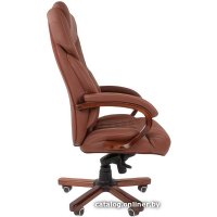 Офисное кресло CHAIRMAN 406 (экопремиум, коричневый)