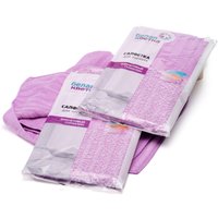 Салфетка хозяйственная Белая кветка Фиолетовый турмалин 0503 (1 шт)