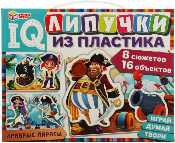 

Игра на липучках Умные игры Храбрые пираты. IQ-липучки 4650250511045