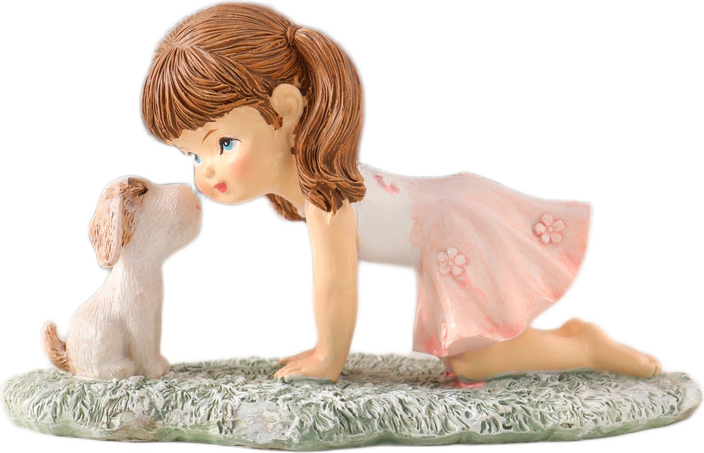 

Статуэтка Sima-Land Малышка играет с щеночком на лужайке 10583154