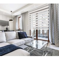 Шторы день-ночь Delfa Сантайм День-Ночь Масо МКД DN-41602 (68x170, белый)