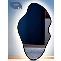 Зеркало с подсветкой  eMZe 45x77 LED.UV.NF.45.77.CHE.SW.4K (черный с УФ-окантовкой и подсветкой)