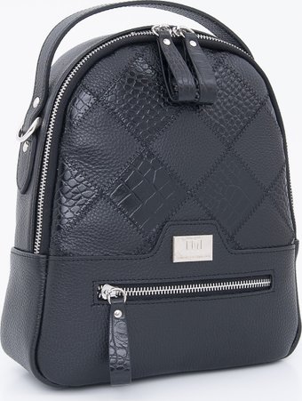 Городской рюкзак Franchesco Mariscotti 1-4984к (флорида, крокодил черный)