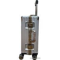 Чемодан DoubleW E087# (S, темно-серый)