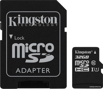 Kingston Canvas Select microSDHC 32GB SDCS/32GB (с адаптером)
