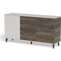 Комод Halmar Random 2 KM-1 (кашемир/орех/черный)