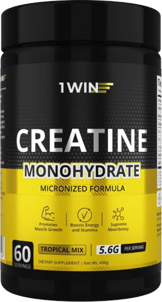 

Моногидрат креатина 1WIN Monohydrate (400г, тропический микс)