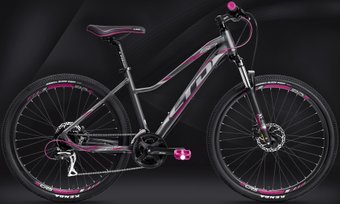 Велосипед LTD Stella 760 2022 (серый/фиолетовый)