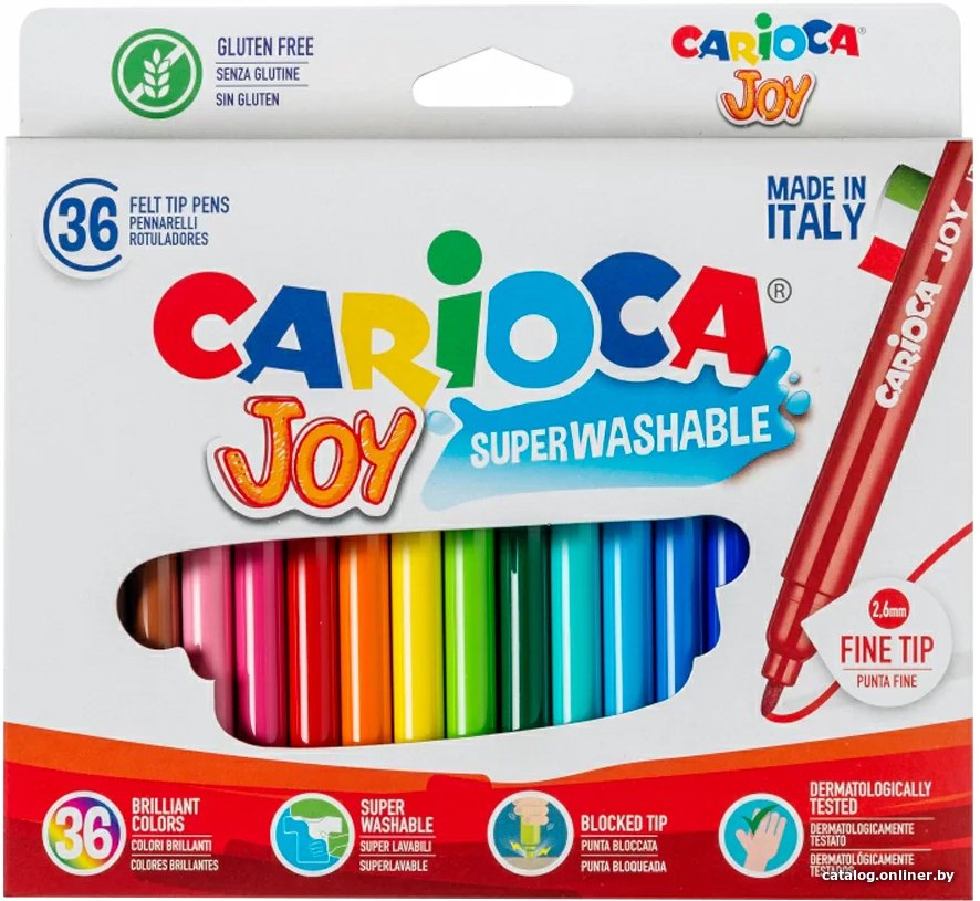 Фломастеры Carioca Joy 40616 (36 цветов)