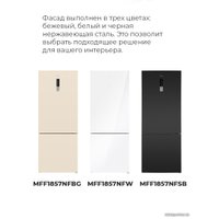 Холодильник MAUNFELD MFF1857NFSB