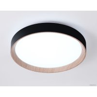 Светильник-тарелка Ambrella light FZ1324 (черный/светлое дерево)