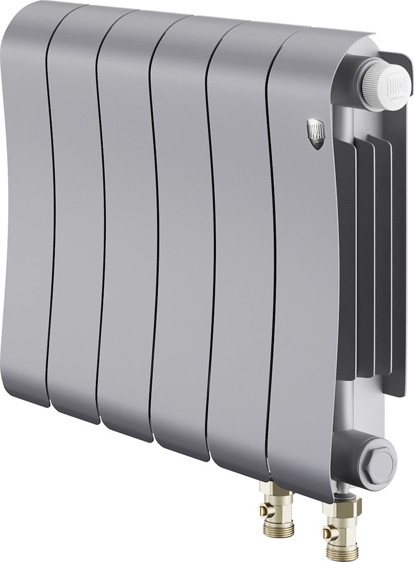 

Биметаллический радиатор Royal Thermo Infinity 300 Silver Satin VR80 - 6 секций