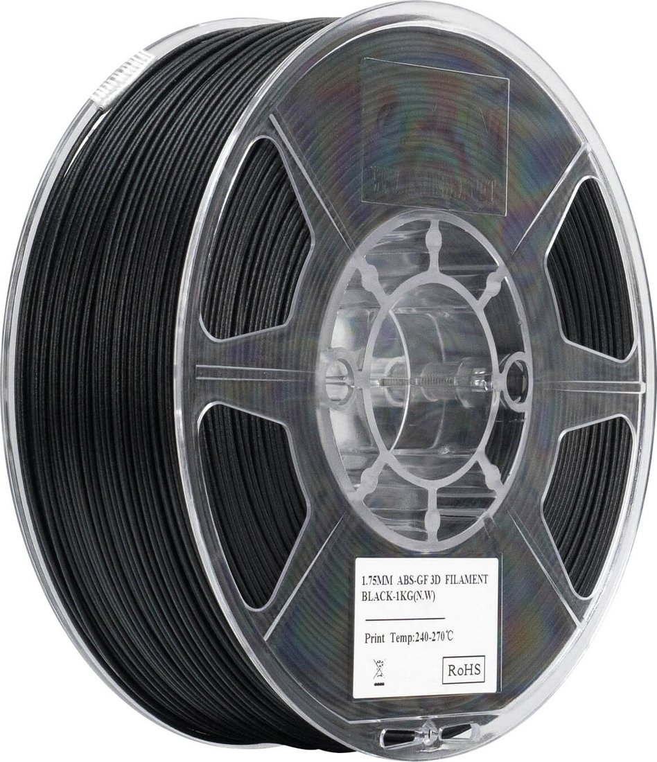 

Пластик eSUN ABS-GF ABS-GF175B1TZ1 (1.75мм, 1кг, черный)