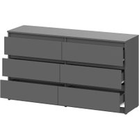 Комод Mio Tesoro Денвер с ящиками (графит серый)
