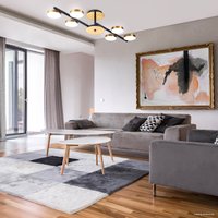 Люстра средней высоты Escada Alcor 10266/6 LED*95W Black/Brass
