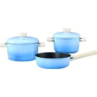 Набор кастрюль FeisiLang FL-M005 (голубой)