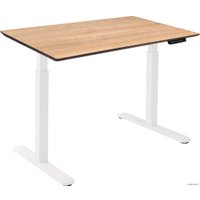 Стол для работы стоя ErgoSmart Wooden Electric Desk 1300х750х27 мм (дуб натуральный/белый)