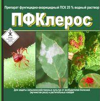 Биохим Фунгицидно-акарицидный "ПФКлерос" ПСК25% водный раствор 0.5 л