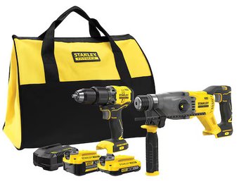 Stanley SFMCK216MDS (шуруповерт, перфоратор, 2 АКБ, кейс)