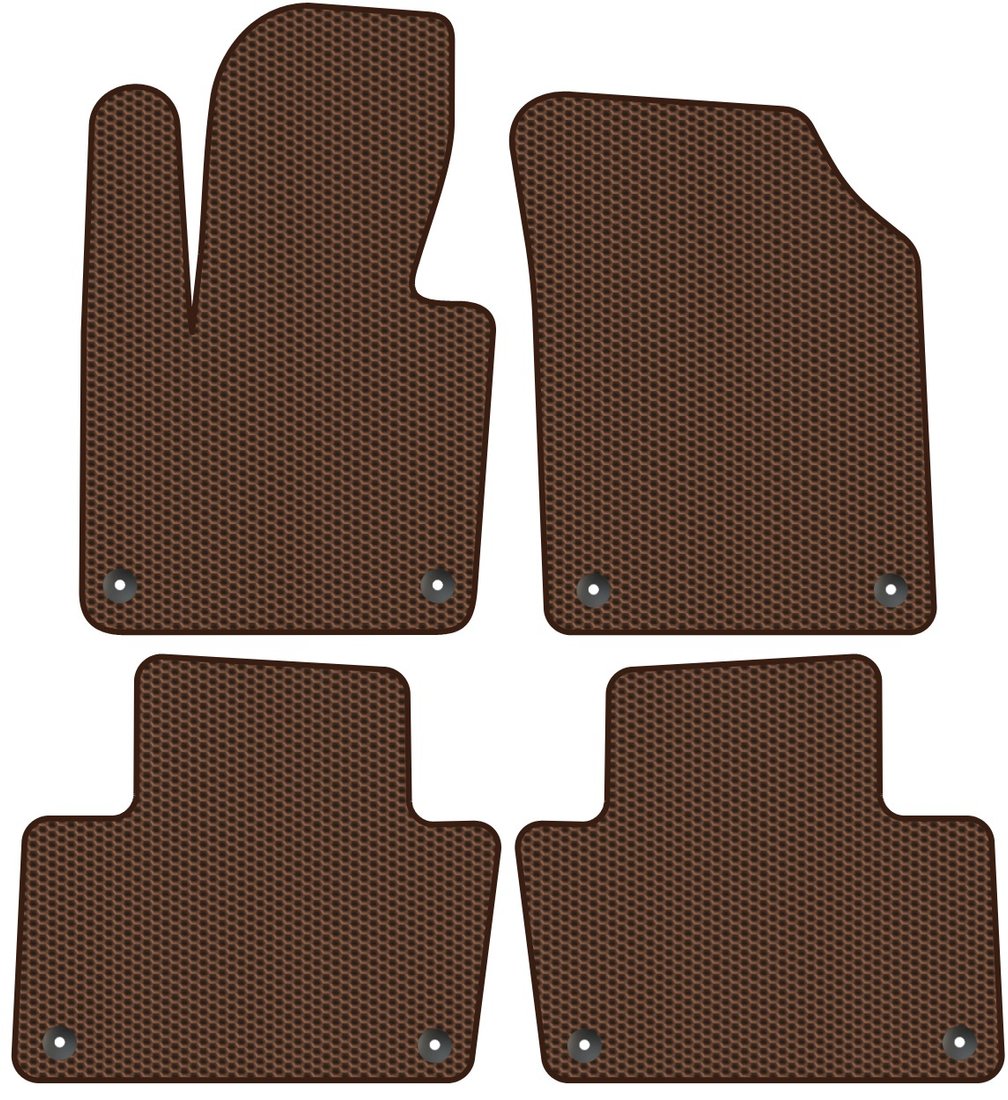 

Комплект ковриков для авто Alicosta Volvo XC90 II (suv, гибрид / L) 2014 - Н.В. (коричневый, сота)