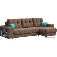 Угловой диван Craftmebel Boss XL угол new (ткань, alkantara шоколад)