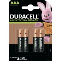 Аккумулятор DURACELL AAA 900mAh 4 шт.