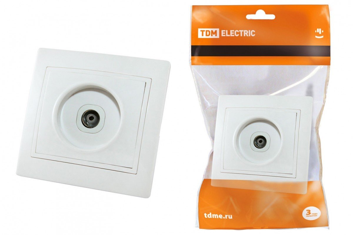 

Розетка телевизионная TDM Electric Таймыр SQ1814-0022