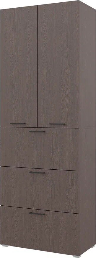 

Шкаф распашной Горизонт Бонн 760 3 ящика (венге)