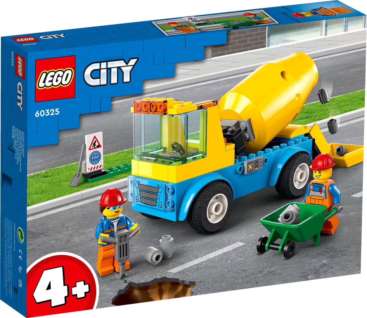 

Конструктор LEGO City 60325 Бетономешалка