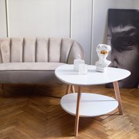 Журнальный столик Domm CT668 (белый)