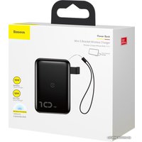 Внешний аккумулятор Baseus Mini S Bracket Wireless PPXFF10W-01 10000mAh (черный)