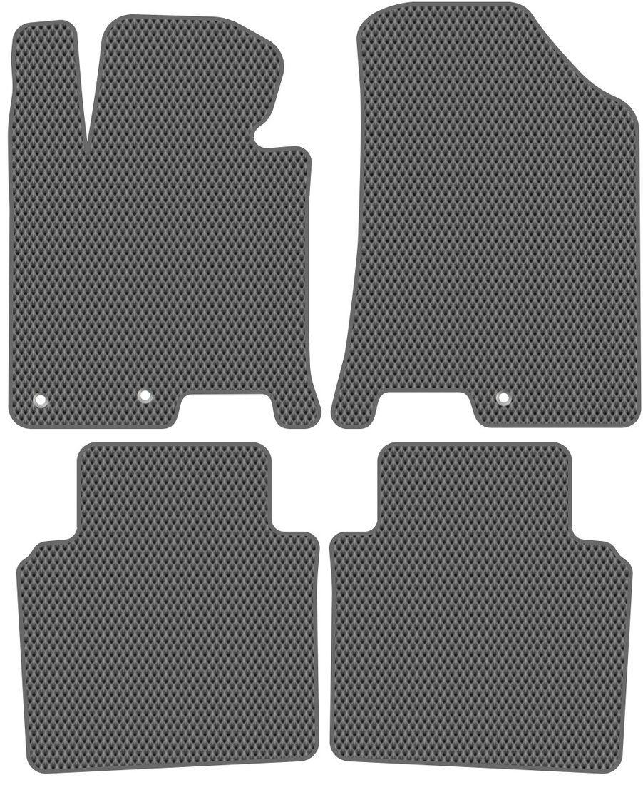 

Комплект ковриков для авто Alicosta Hyundai i40 I (седан / VF) 2011 - 2017 (серый, ромб)