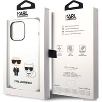 Чехол для телефона CG Mobile Lagerfeld для iPhone 14 Pro KLHCP14LSSKCW