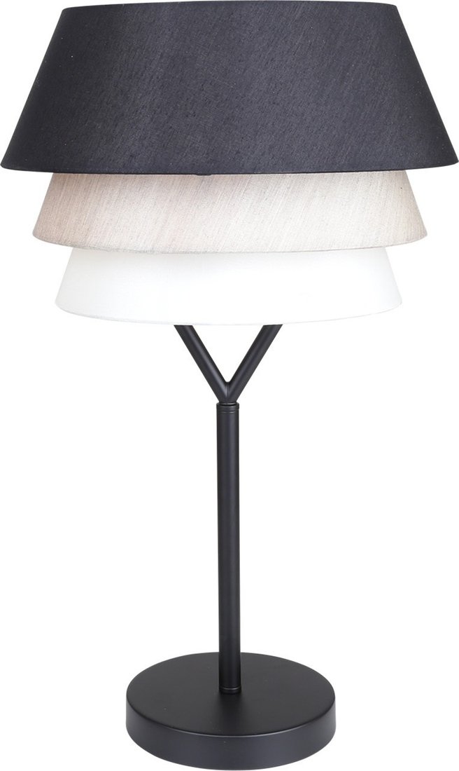 

Настольная лампа ESCADA 10187/T (черный/бежевый/белый)