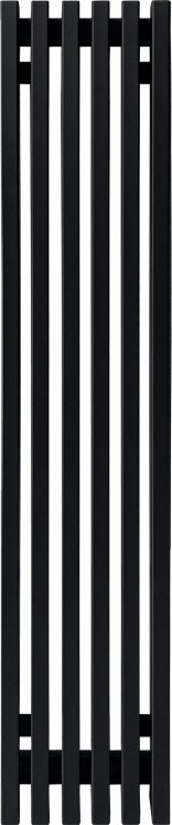 Стальной трубчатый радиатор Ростела Rib 6 280х750 (черный муар)
