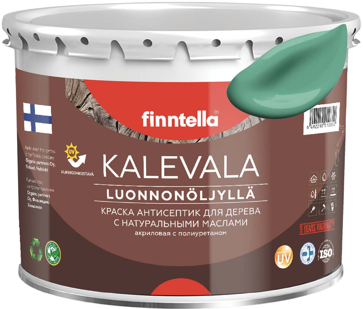 

Краска Finntella Kalevala Jade F-13-1-3-FL036 2.7 л (бирюзовый)