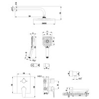 Душевая система  Lemark Shift [LM4322C]