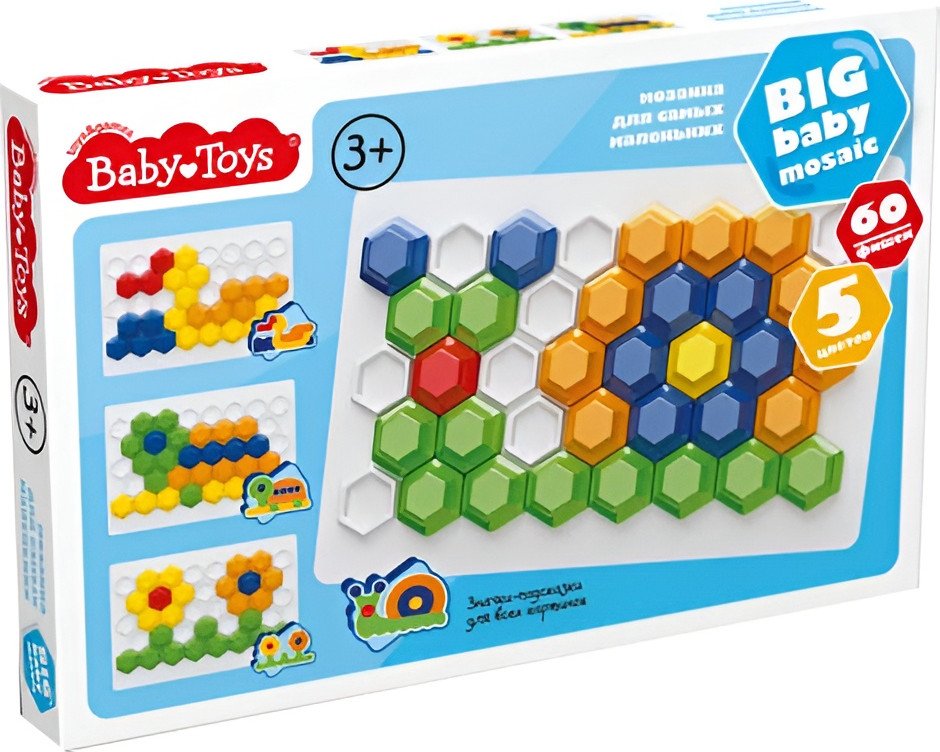 

Развивающая игра Baby Toys Мозаика шестигранная 05022