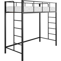 Кровать-чердак Князев Мебель Хельга 1 ХЕ1.90.200.Ч (черный муар)