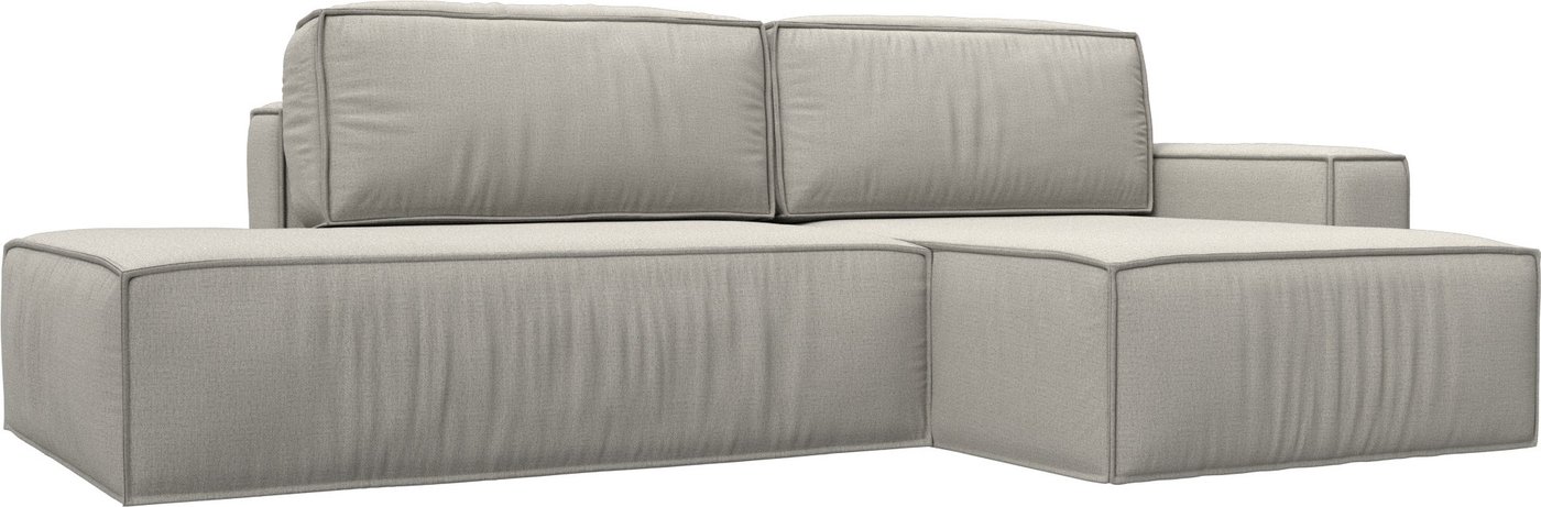 

Угловой диван Лига диванов Прага модерн 125544 (рогожка амур бежевый)